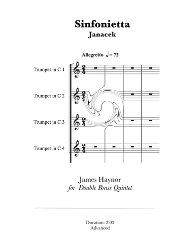 Sinfonietta - Fanfare for Double Brass Quintet (arr. James Haynor)