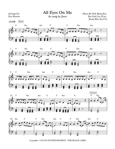 All Eyes On Me (arr. Troy Hanson)