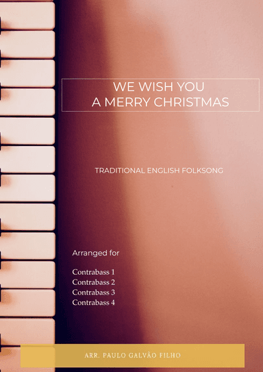 We Wish You A Merry Christmas (arr. Paulo Galvão Filho)