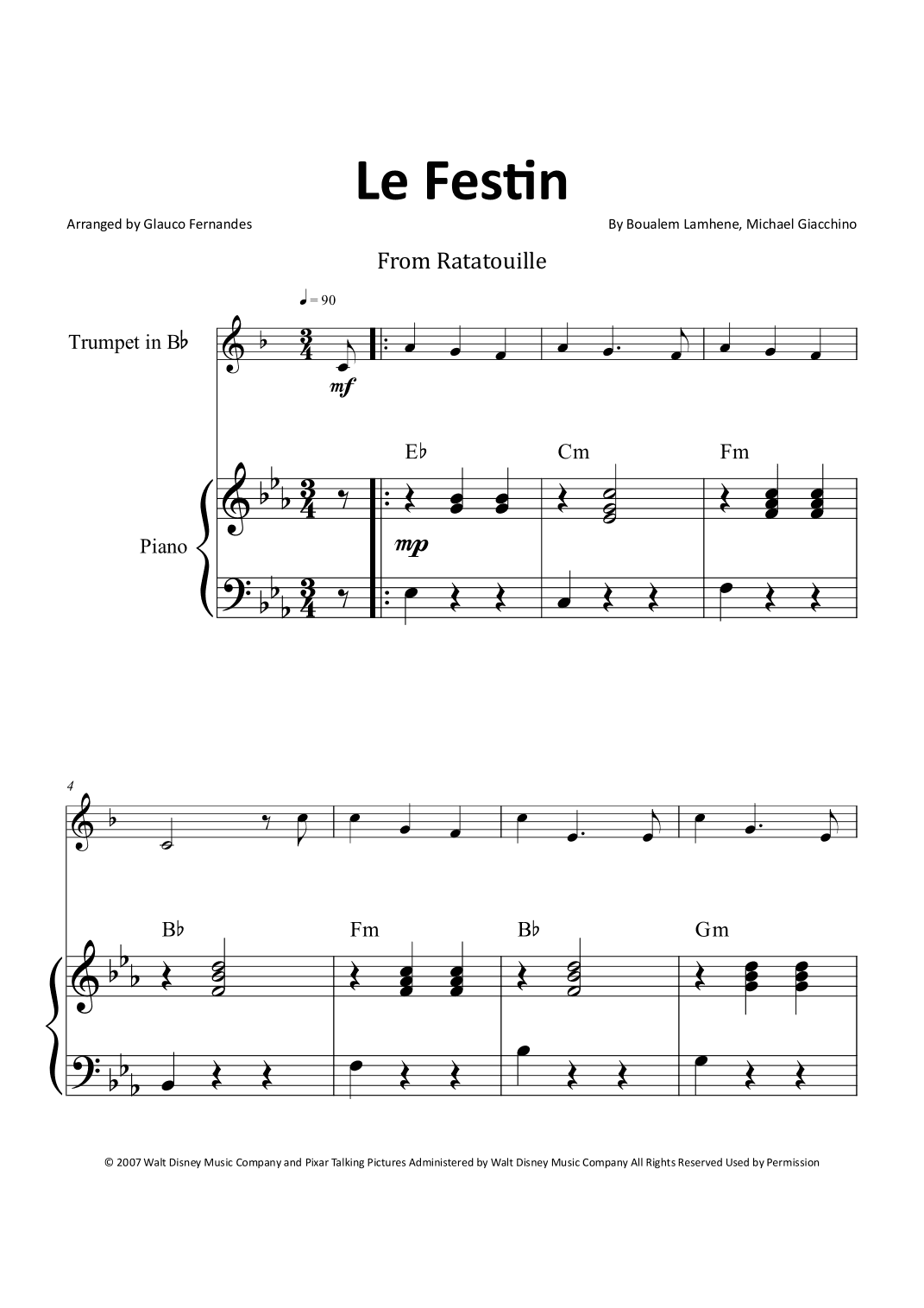 Le Festin (arr. Glauco Fernandes)