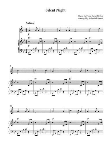 Silent Night (arr. Kaiserin Rebecca)