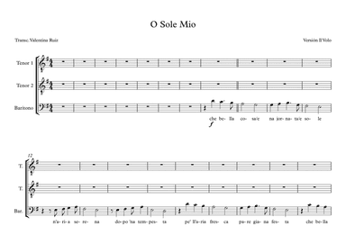 O Sole Mio (arr. Valentina Ruiz)