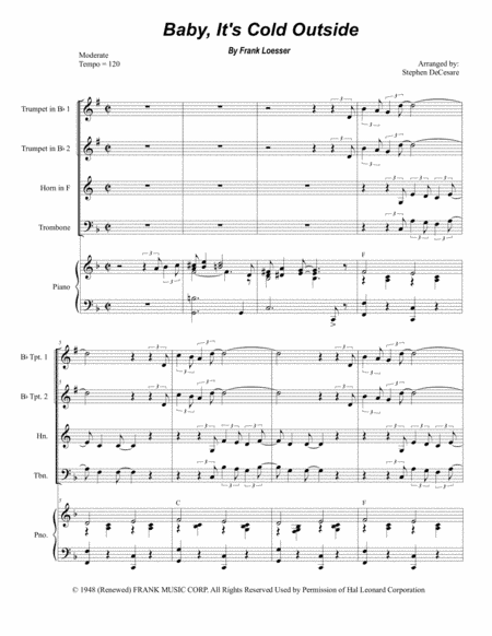 Baby, It's Cold Outside (arr. Stephen DeCesare)