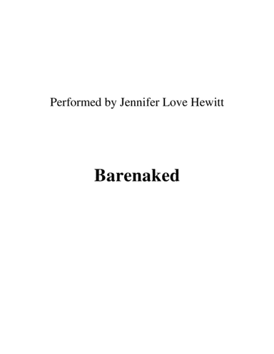 Barenaked (arr. Ronn M)