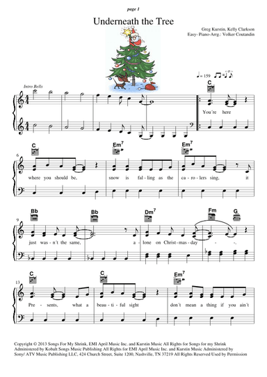 Underneath The Tree (arr. Volker Coutandin)