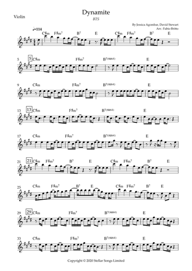 Dynamite (arr. Fabio Britto)