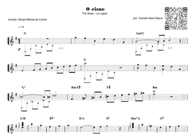 O cisne - The Swan - Le cygne (arr. Sérgio Matias da Cunha)