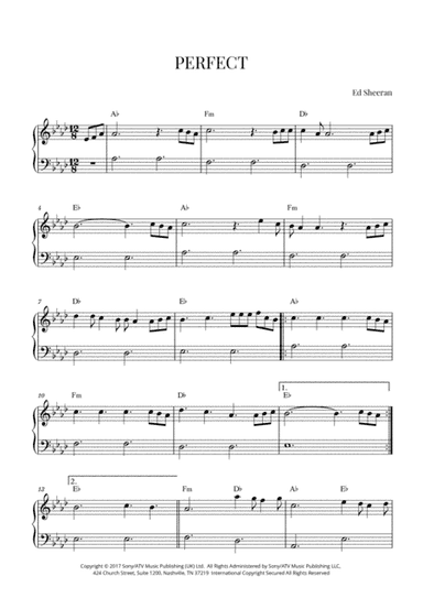 Perfect (arr. Cadenza Editions)