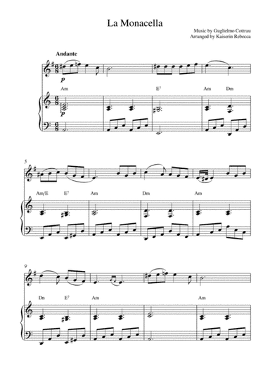 La Monacella (arr. Kaiserin Rebecca)