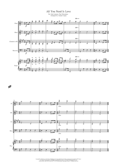 All You Need Is Love (arr. Amauri Lopes)
