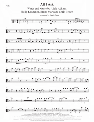All I Ask (arr. Kevin Busse)