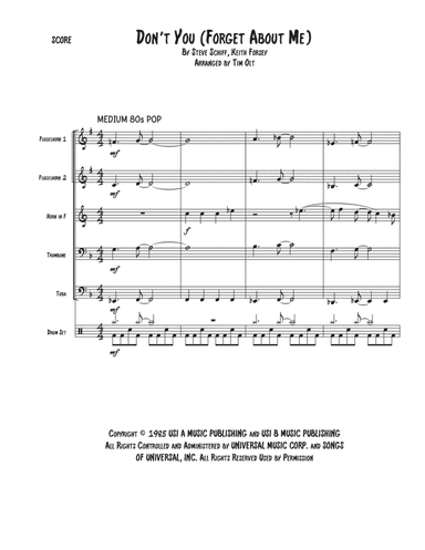 Don't You (forget About Me) (arr. Tim Olt)