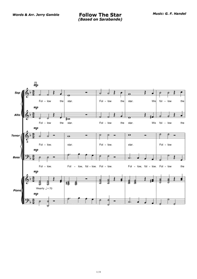 Follow The Star (arr. Jerry Gamble)
