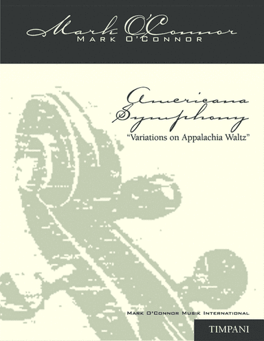 Americana Symphony "Variations on Appalachia Waltz" (percussion parts – symphony orchestra)