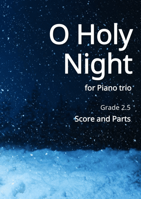 O Holy Night for Piano trio (arr. Youngsuk Kim)