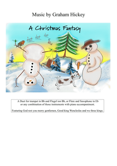 A Christmas Fantasy, a duet with piano accompaniment (arr. Graham Hickey)