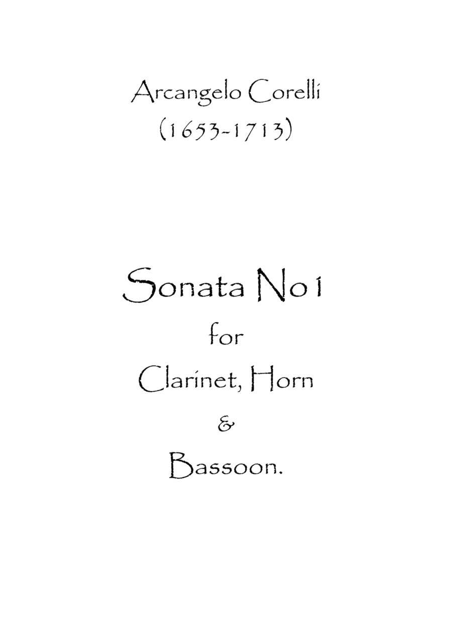 Sonata No.1 (arr. Spence Bundy)