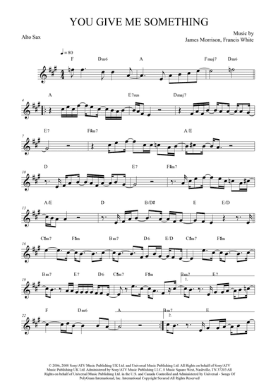 You Give Me Something (arr. Anderson Quevedo)