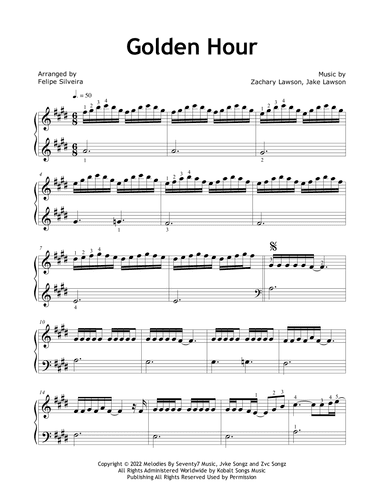 Golden Hour (arr. Felipe Silveira)
