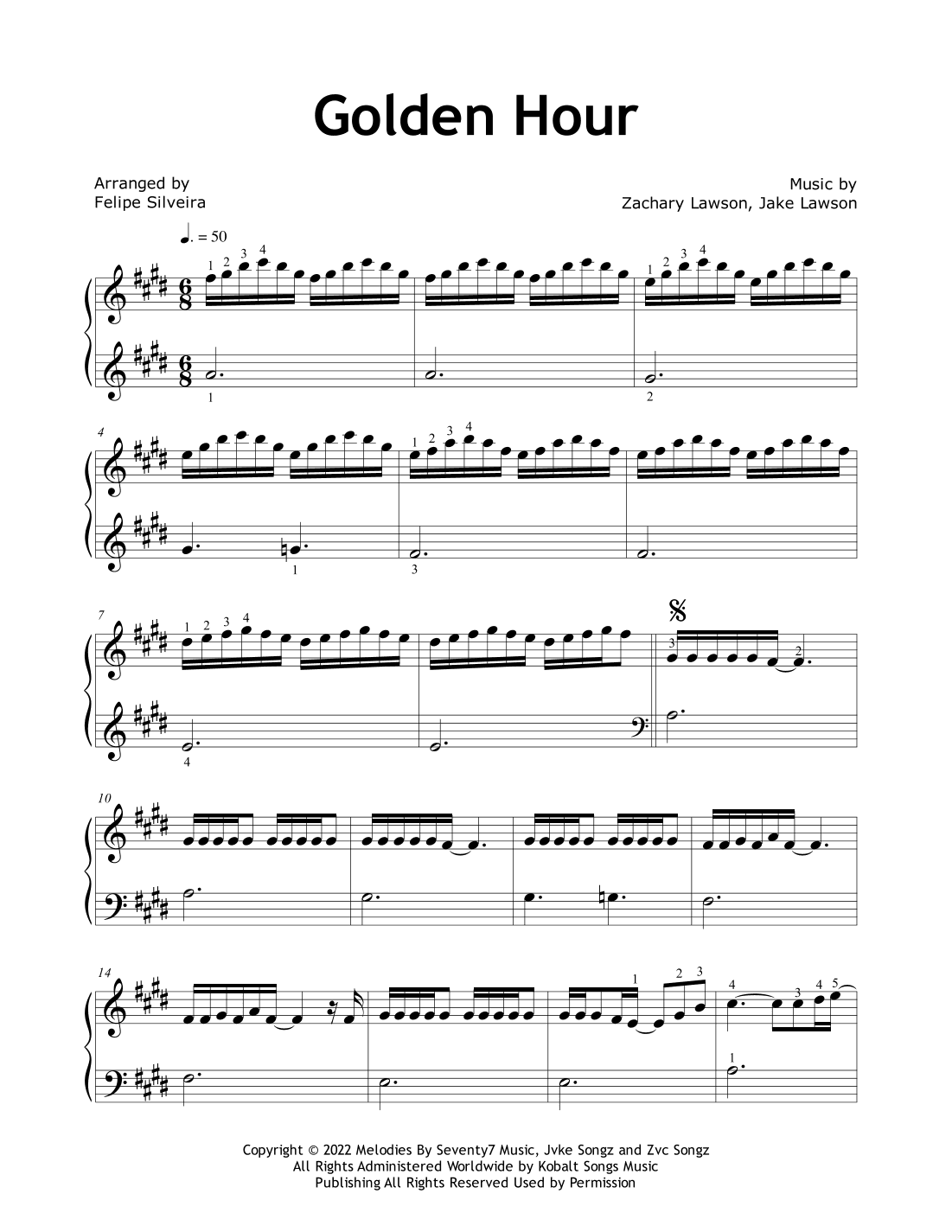 Golden Hour (arr. Felipe Silveira)