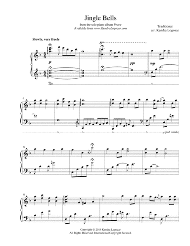 Jingle Bells - Christmas/Holiday Arrangement (arr. Kendra Logozar)