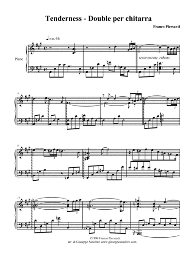 Tenderness (arr. Giuseppe Sanalitro)