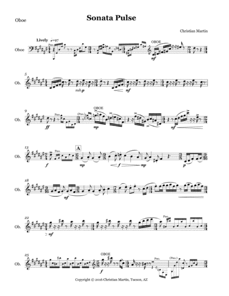 Sonata Pulse (Oboe)