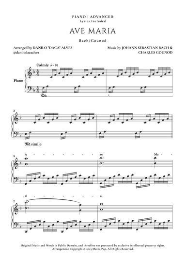 Ave Maria (arr. Danilo "Daca" Alves)