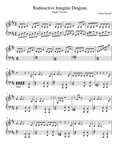 Radioactive (arr. Joshua Durand)