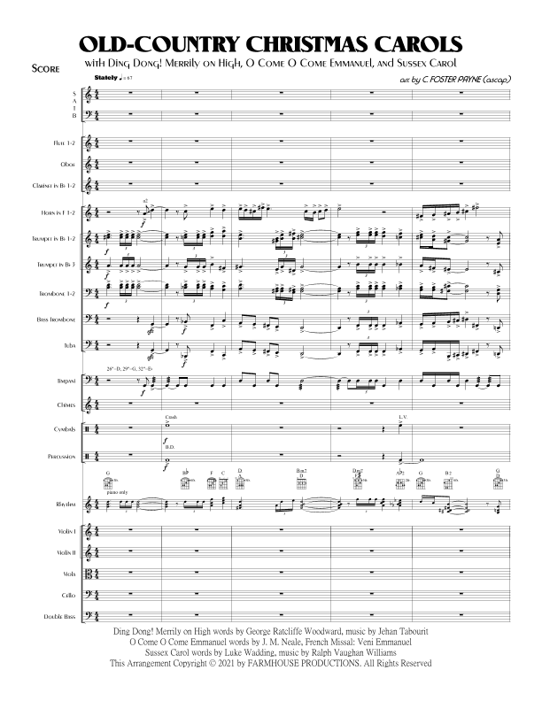 Old-Country Christmas Carols (arr. C. Foster Payne)