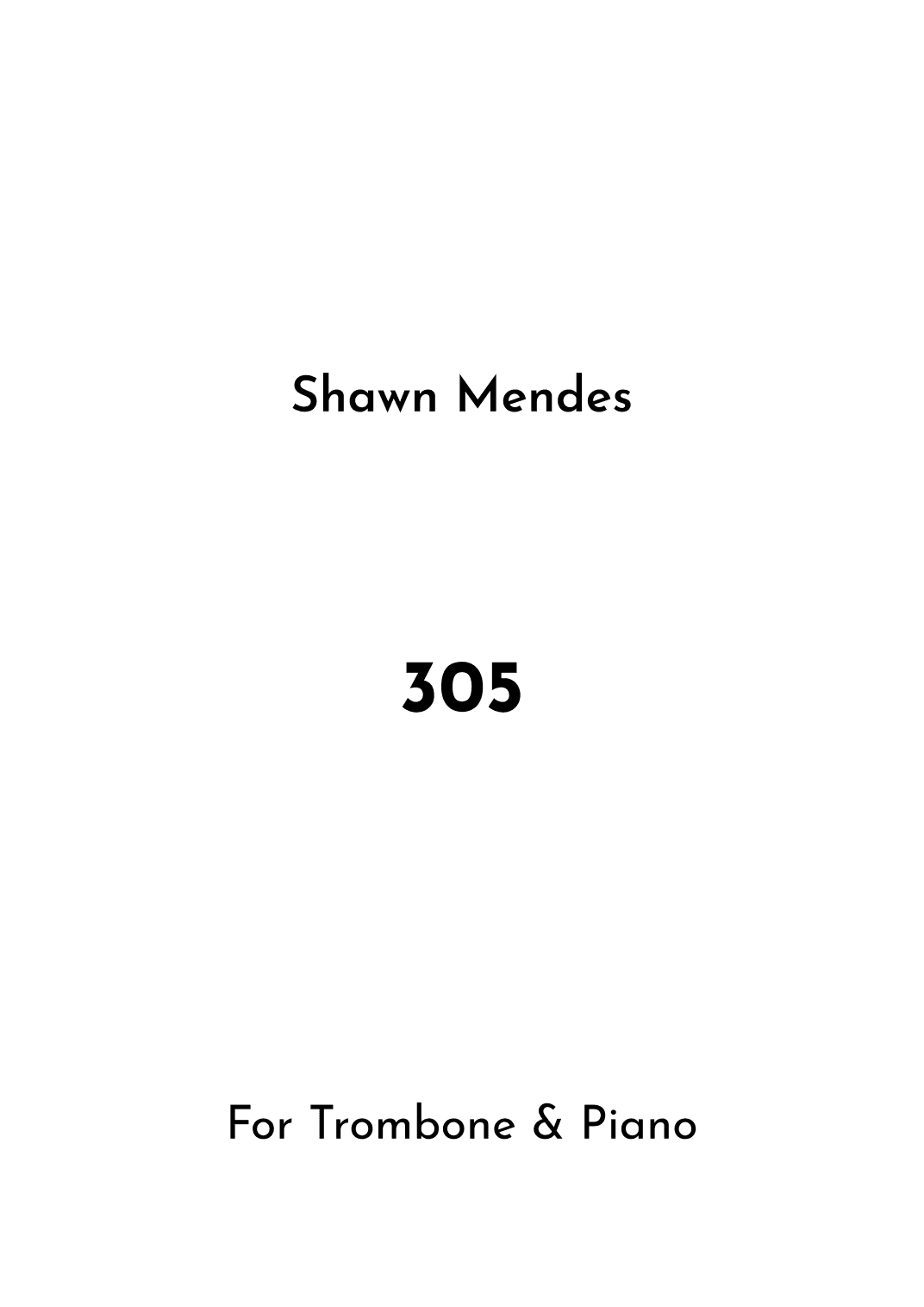 305 (arr. Jireh J.)
