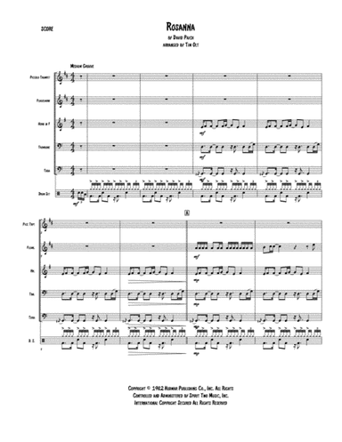 Rosanna (arr. Tim Olt)
