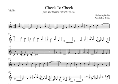 Cheek To Cheek (arr. Fabio Britto)