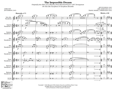 The Impossible Dream (the Quest) (arr. Daniel J. Armistead)