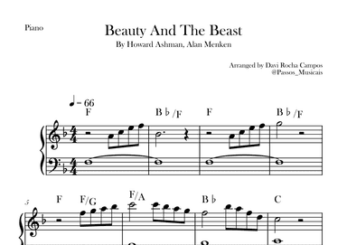 Beauty And The Beast (arr. Davi Rocha Campos)
