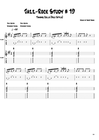 Jazz-Rock Study # 19