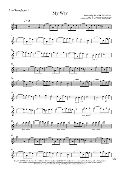 My Way (arr. Zachary Corbett)