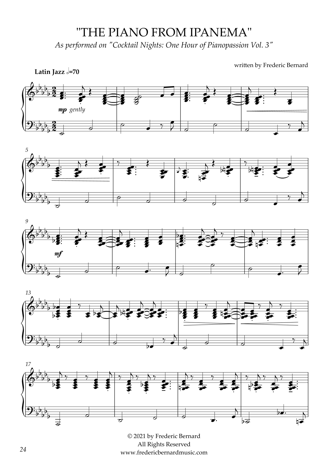 The Piano from Ipanema