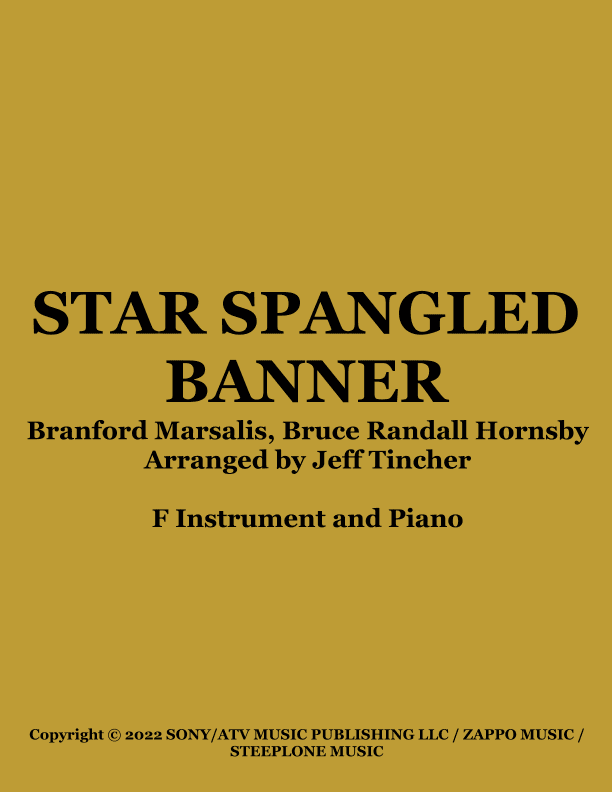 Star Spangled Banner (arr. Jeff Tincher)