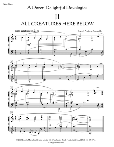 All Creatures Here Below