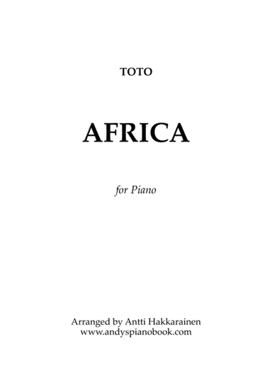 Africa (arr. Antti Hakkarainen)