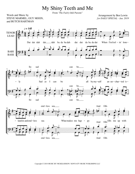 Shiny Teeth (arr. Ben Lewin)