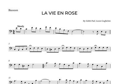 La Vie En Rose (arr. Alex Nunes Rodrigues)
