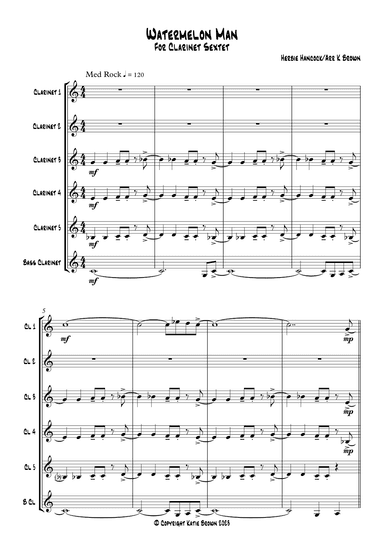 Watermelon Man (arr. Katie Brown)