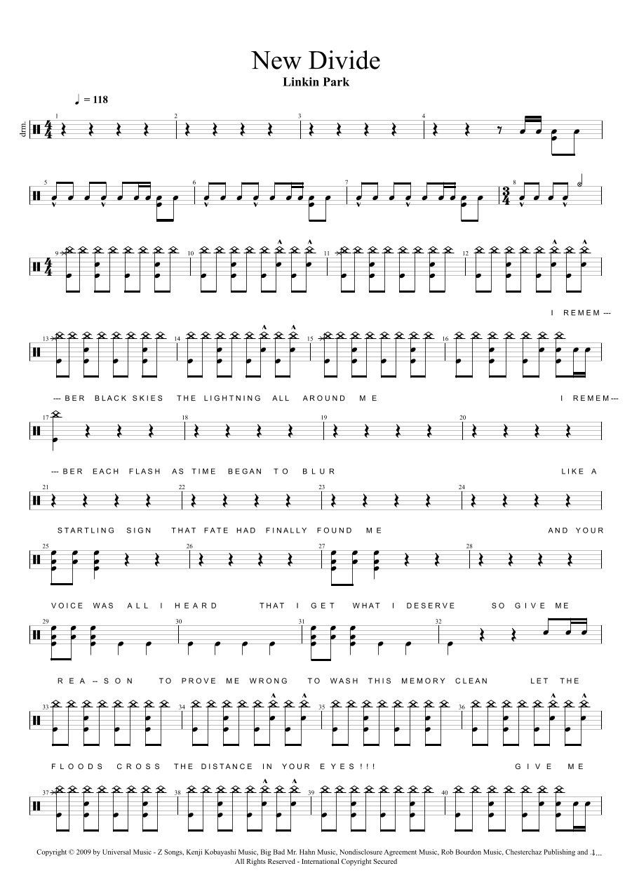 New Divide (arr. Cyril Mayer)