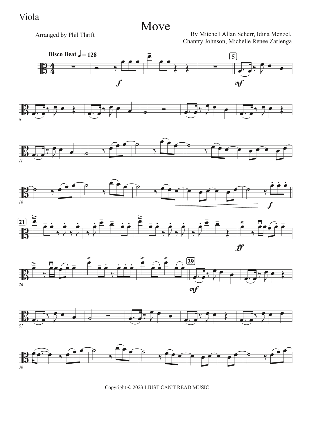Move (arr. Phil Thrift)