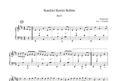 Rantin' Rovin' Robin (arr. Julia Gordon)