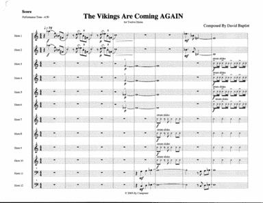 The Vikings Are Coming Again for 12 French Horns
