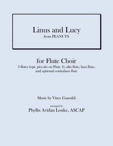 Linus And Lucy (arr. Phyllis Avidan Louke)