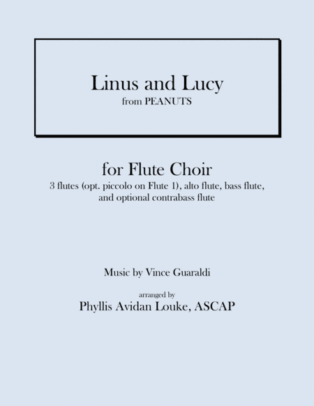 Linus And Lucy (arr. Phyllis Avidan Louke)